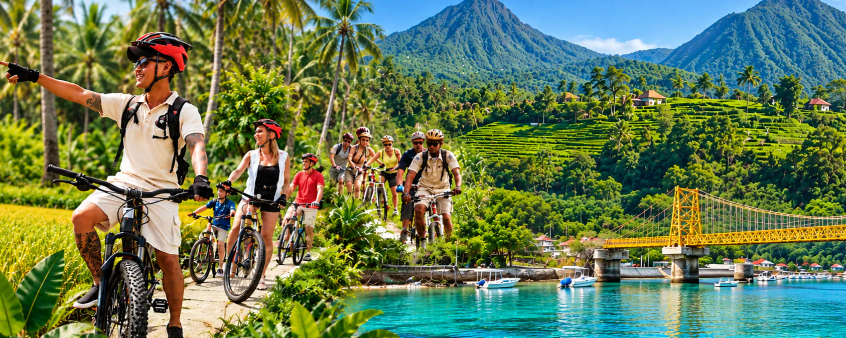 Bali Sycling Package Tour 15 days 14 Nights