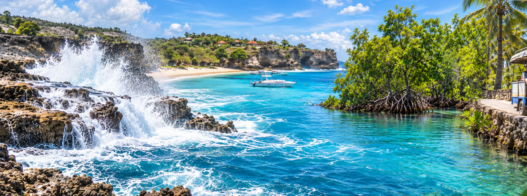 usa Lembongan and Nusa Ceningan plus Private snorkeling 3 days package tour